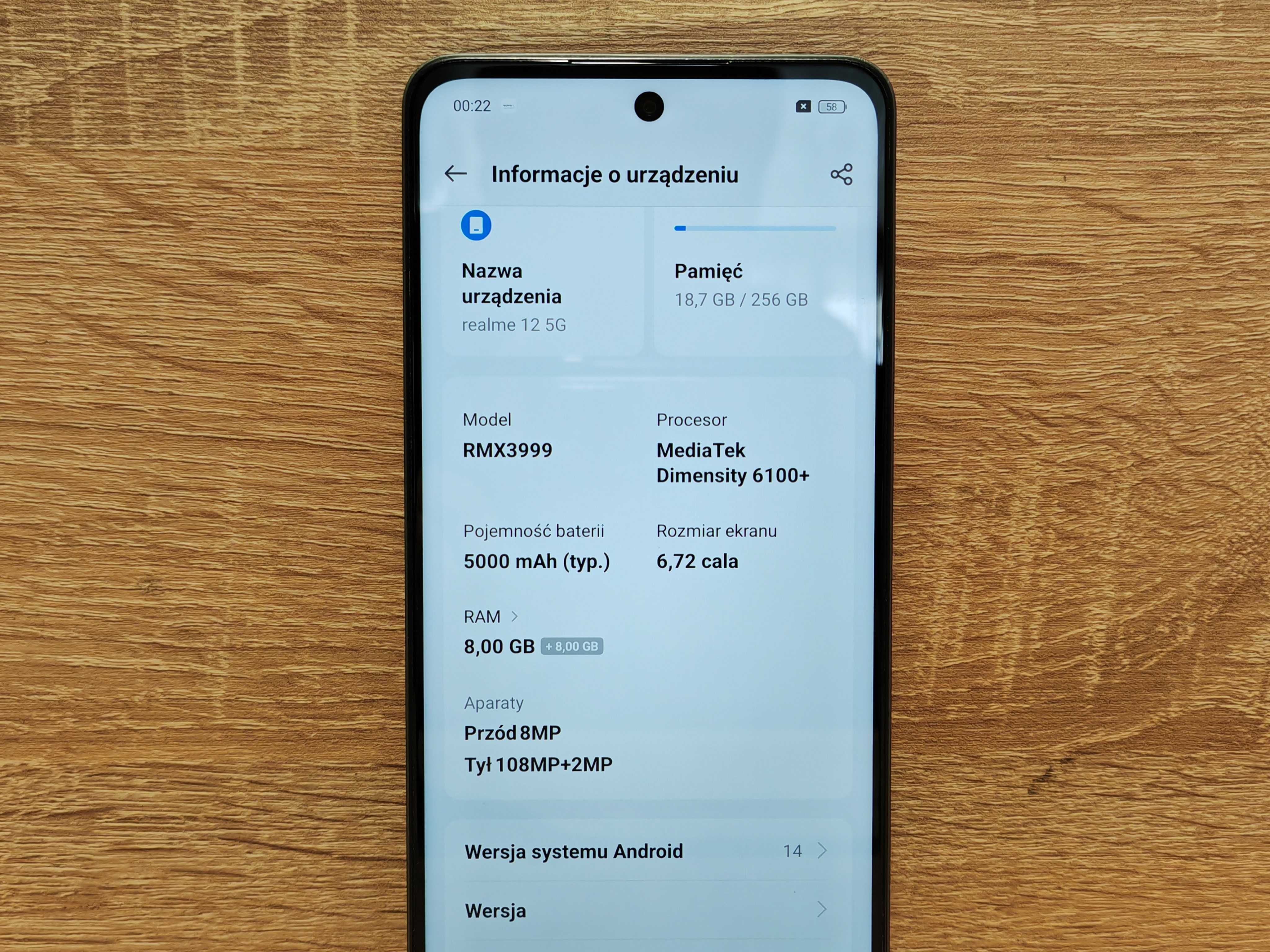 Smartfon realme 12 5G 8 GB / 256 GB 5G zielony