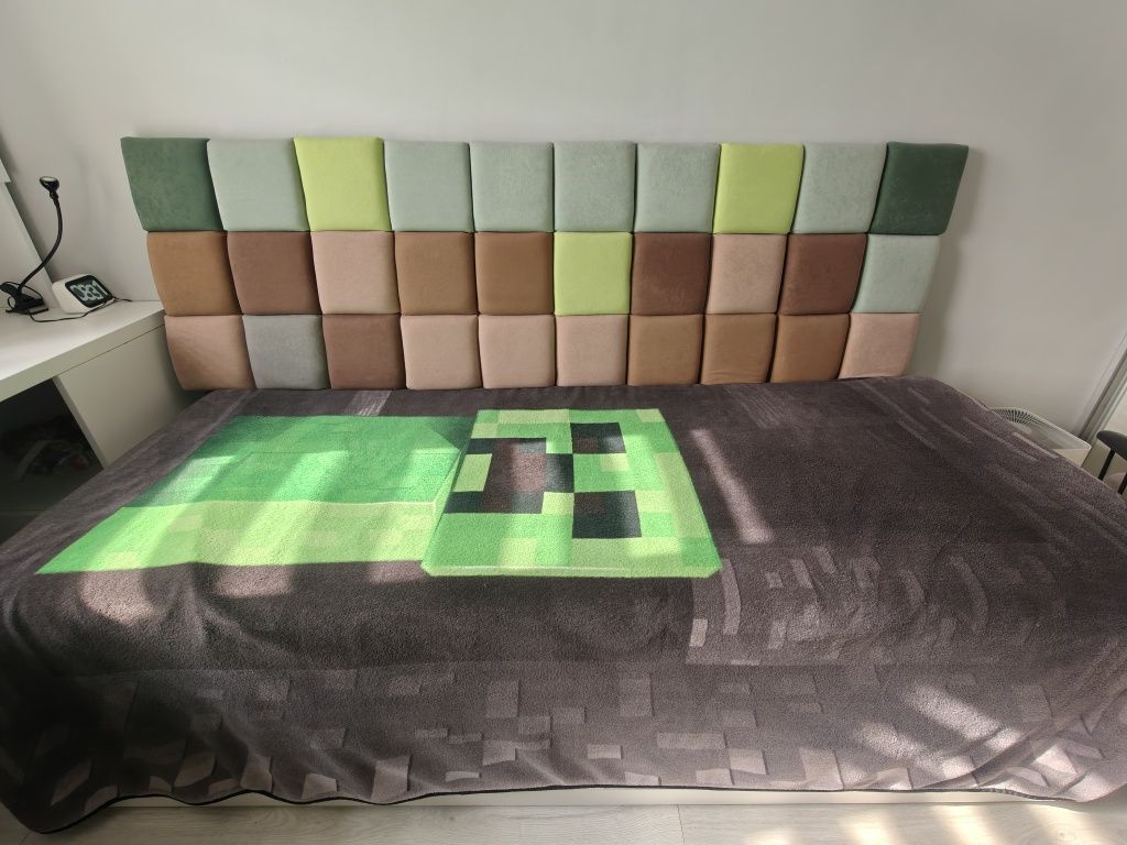 Panel tapicerowany , zagłówek w stylu Minecraft