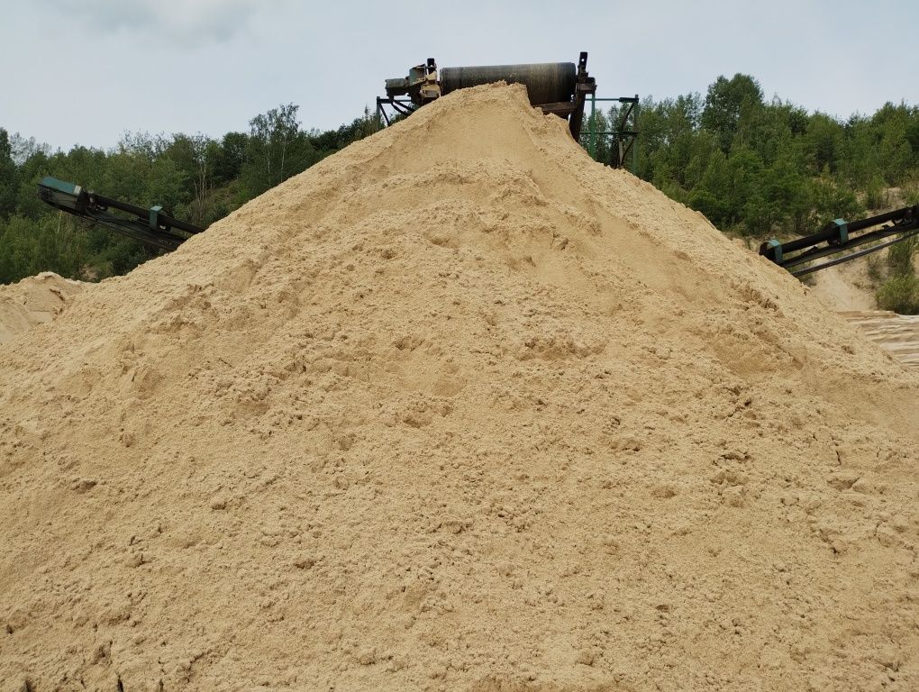 Piasek siany płukany zasypowy ziemia  ogrodowa suchy beton wywóz gruzu