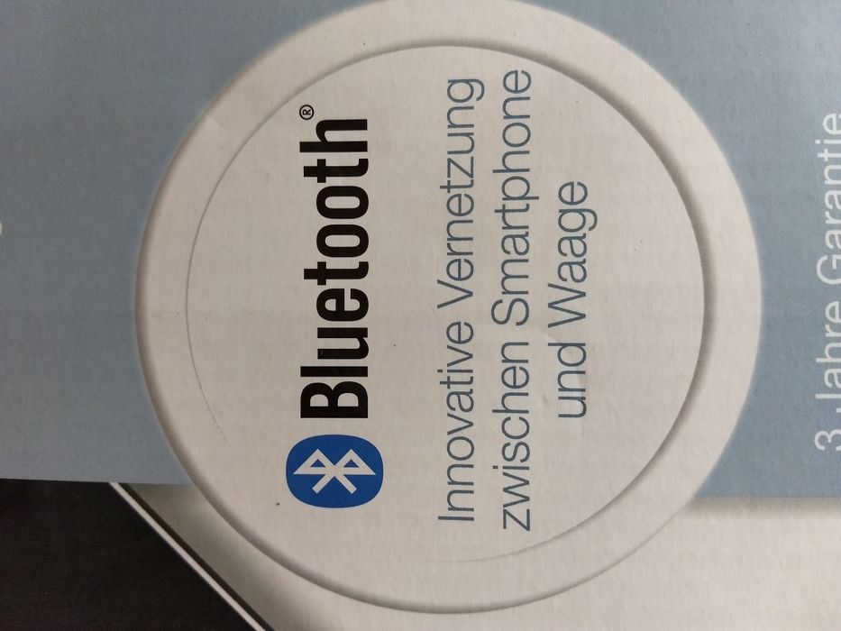 Waga Smart SBF70 Sanitas. Bluetoothhh Czarna Szklo