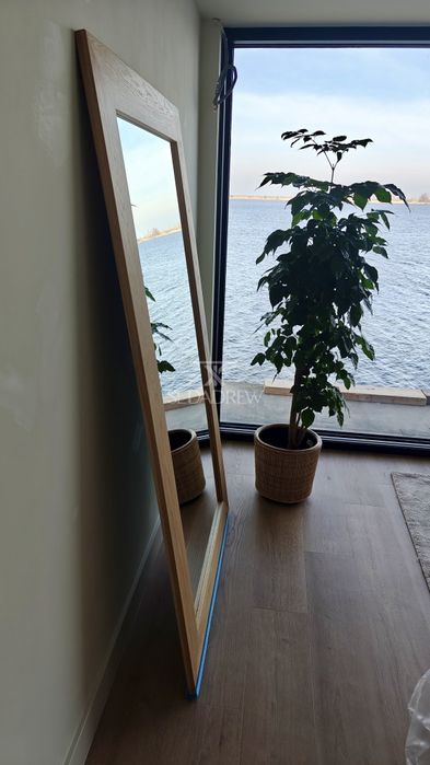 Lustra w drewnianej ramie Lustro dębowe na wymiar duże rozmiary