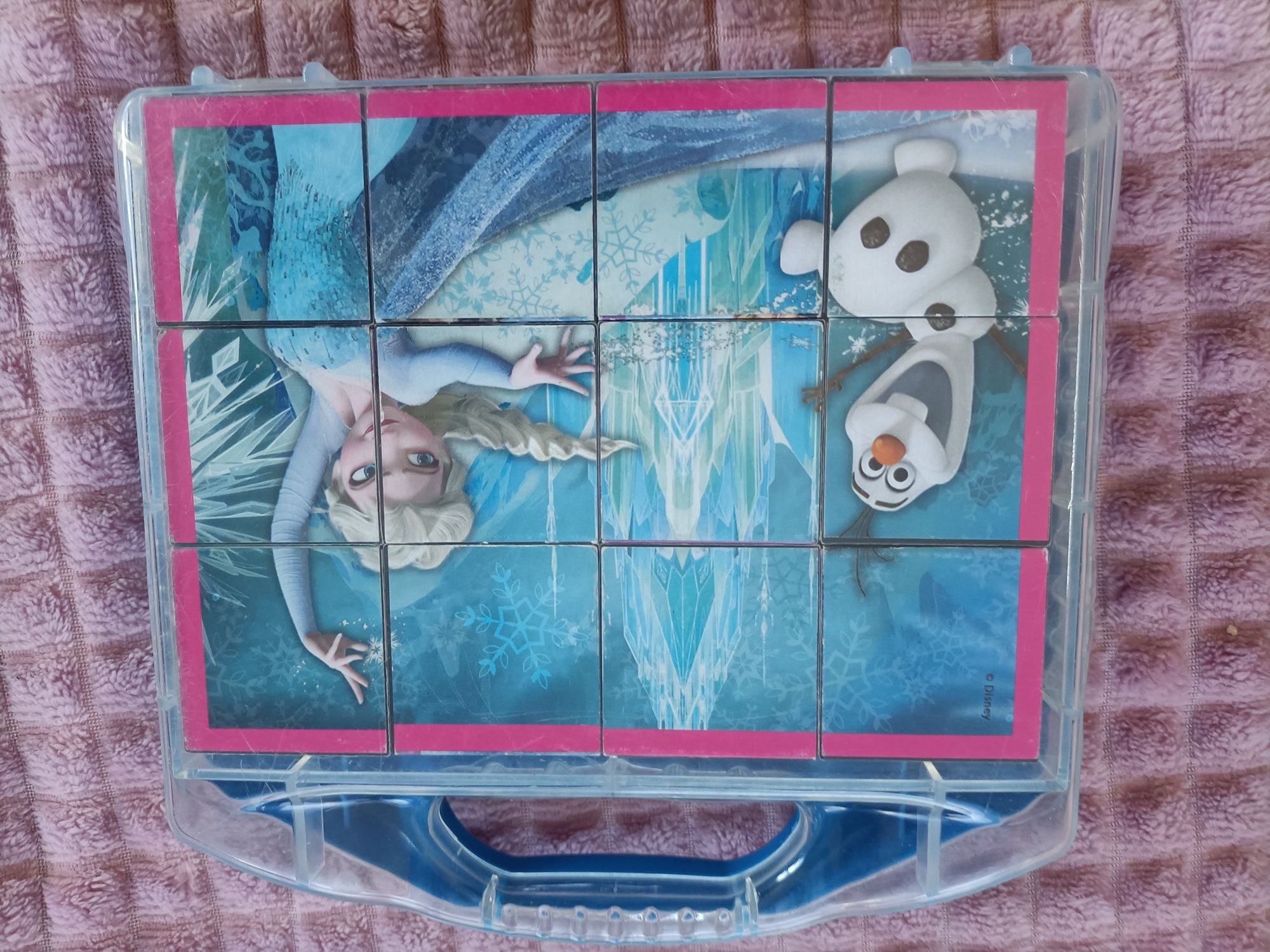 Puzzle cubos Frozen 3+