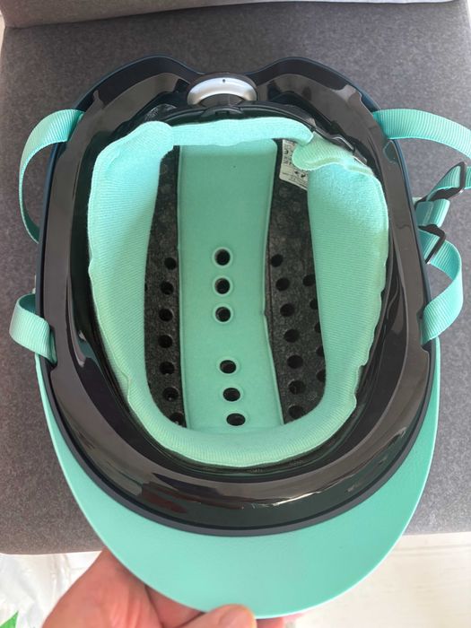 Kask jeździecki dla dzieci Fouganza 100 DECATHLON roz. S 52 - 55 cm