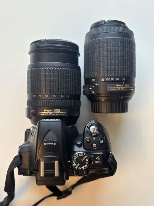 Aparat NIKON D5300 z dwoma obiektywami