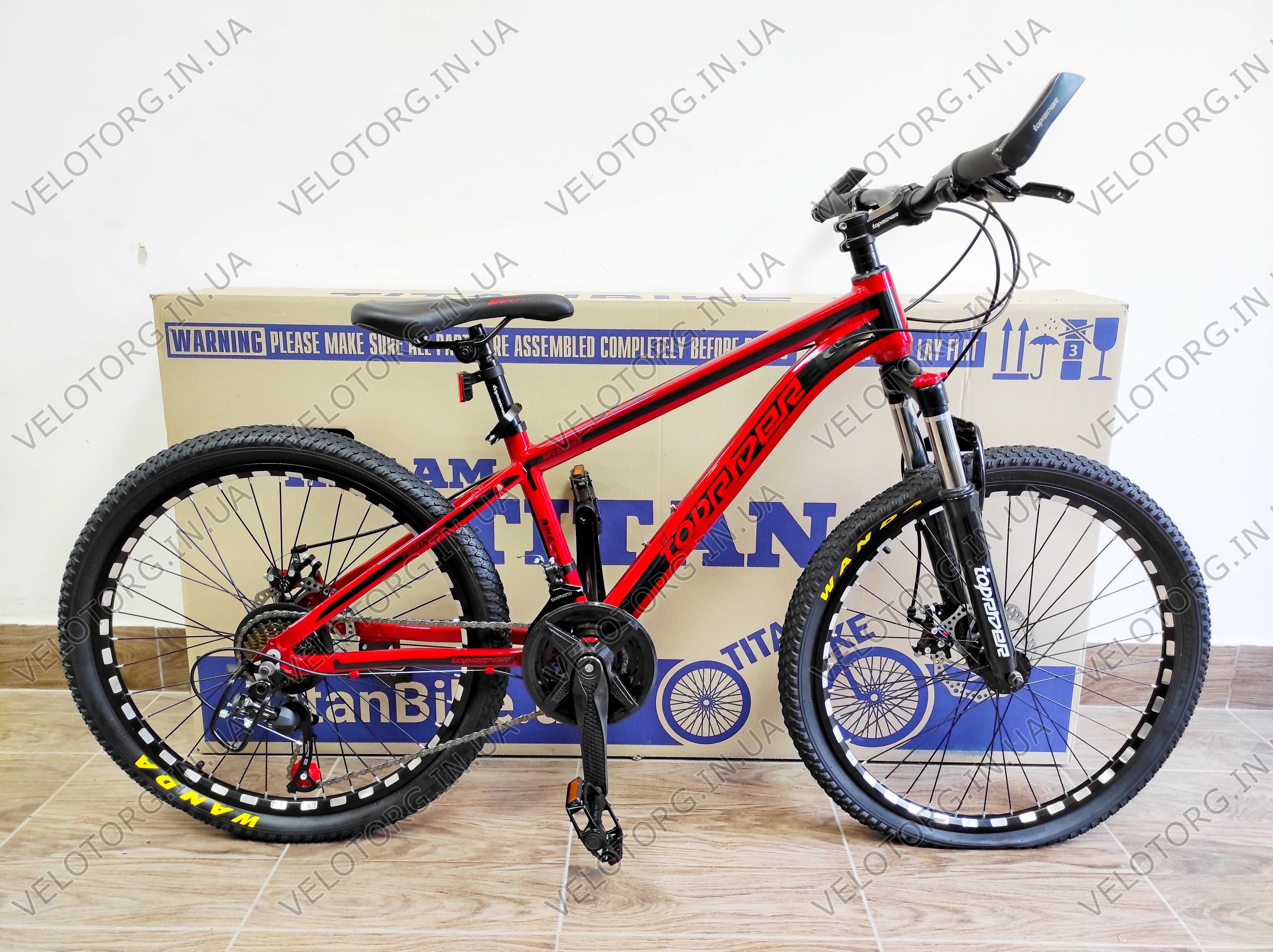 Велосипед Новий дитячий 24" CrossBike Spark Titan TopRider 5-7 тис.грн