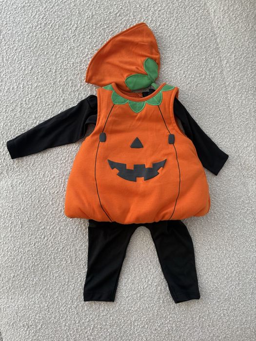 Nowy strój karnawałowy przebranie halloween dynia niemowle miesięcy