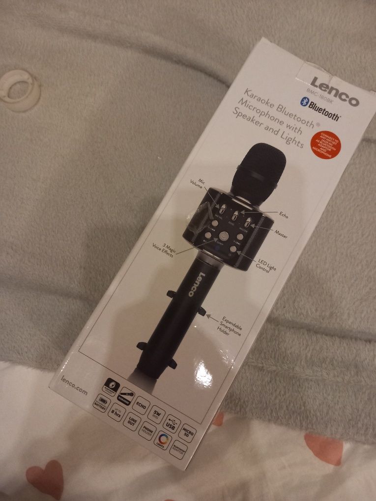Mikrofon-głośnik Lenco BMC-180BK