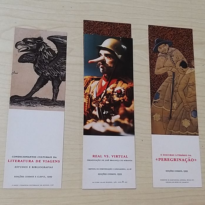 15 marcadores de livros.