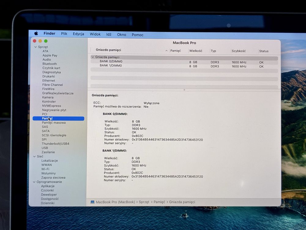 Laptop MacBook Pro 15 Retina 2015