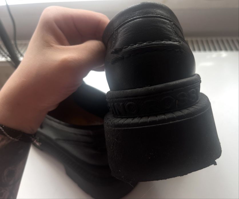 Mokasyny loafersy Gino Rossi 38 skórzane skóra