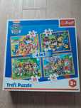 Trefl puzzle 4w1 wakacyjny psi patrol  35/48/54/70 el. Zabawka