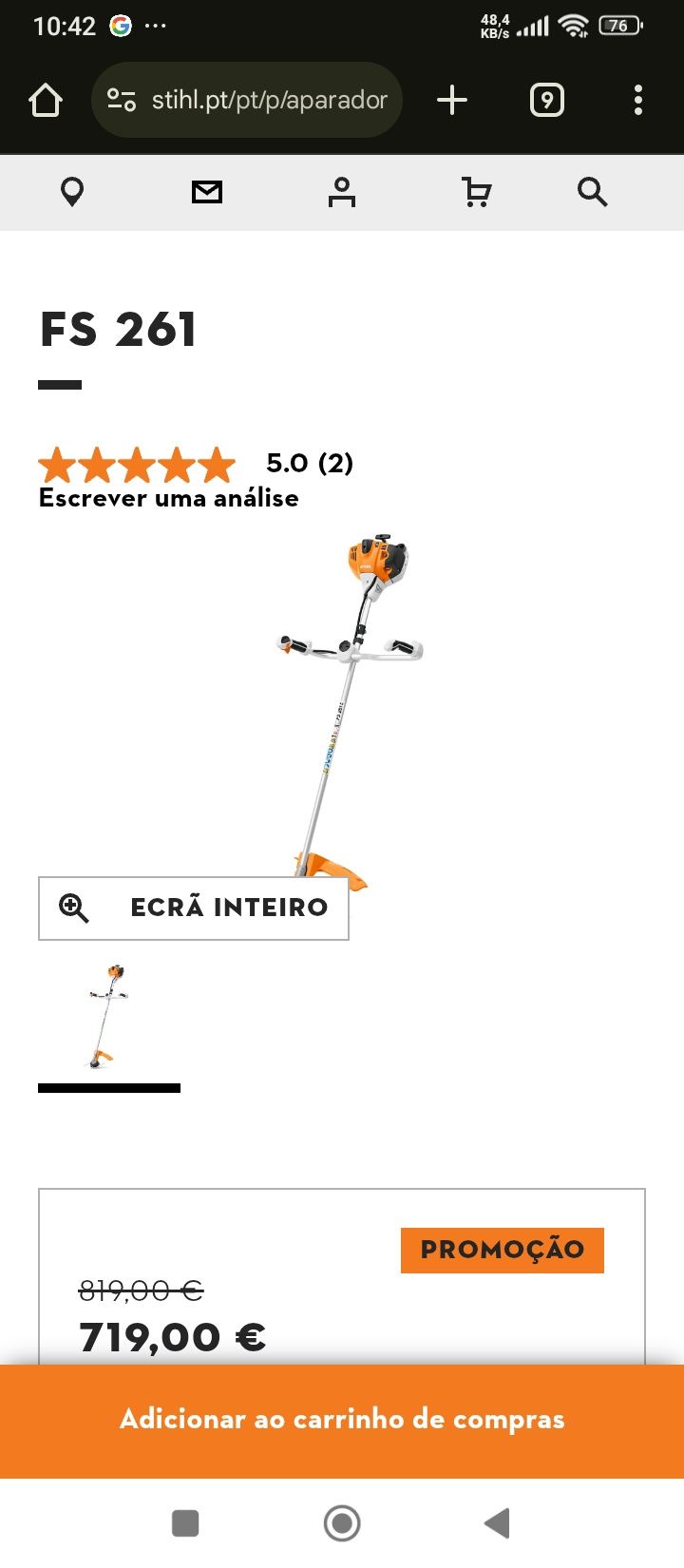 Roçadora STIHL FS 260