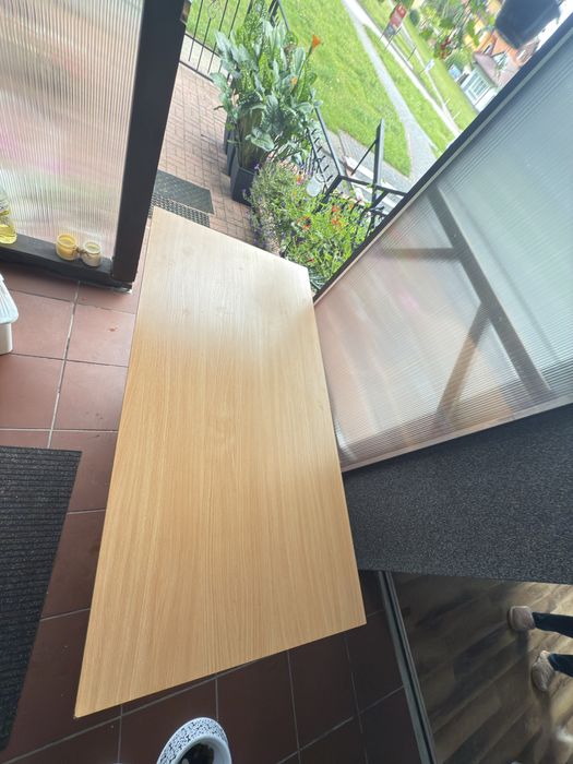 Stół do jadalni kuchni drewniany rozkładany duży reg.Wys. Kościerzyna