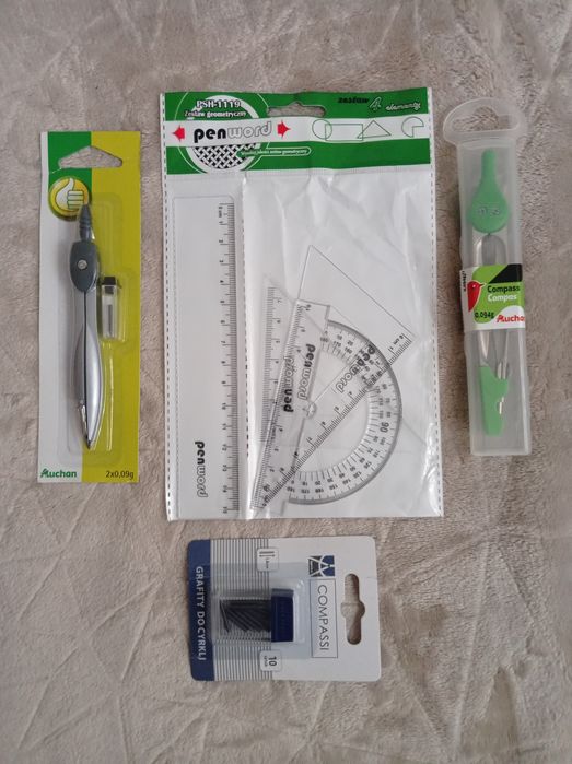Szkolny zestaw geometryczny