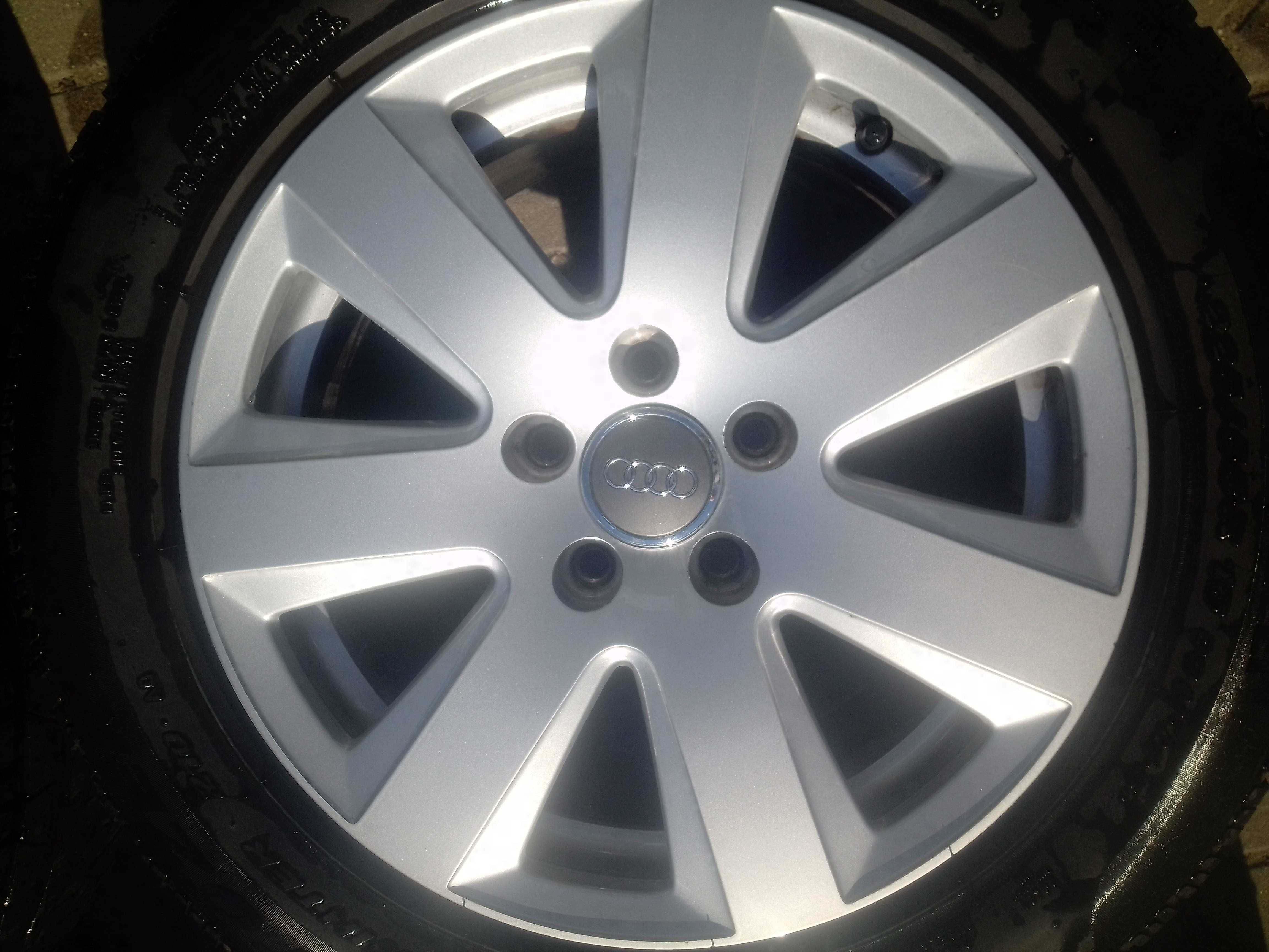 Aluelgi Oryginalne Audi 16" cali A4/A6 225/55 Opony