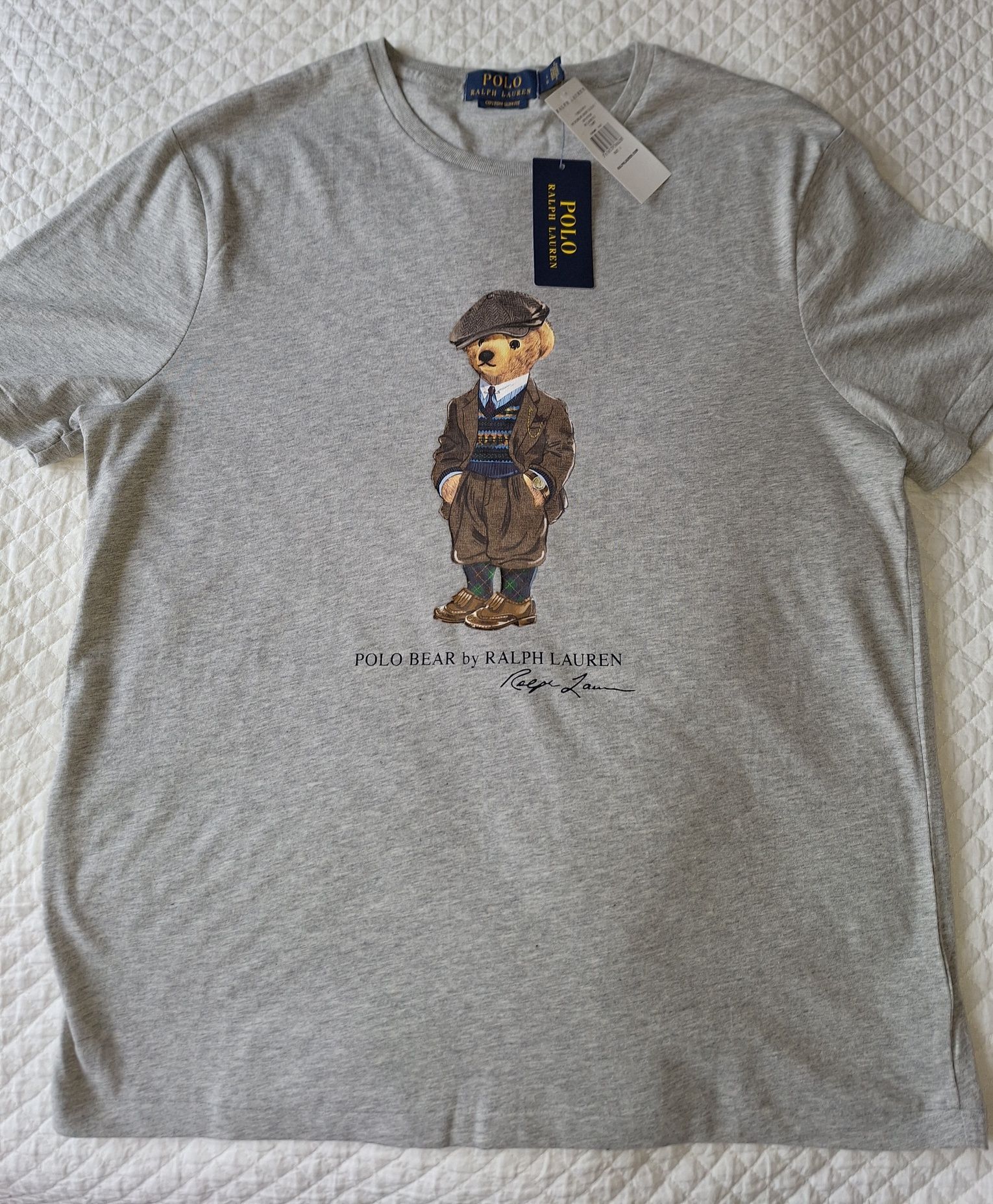 Polo Ralph Lauren T-shirt męski z misiem M i L