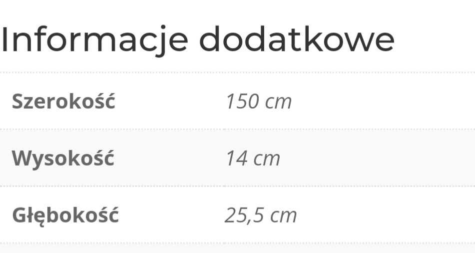 Półka nowa arosa brw
