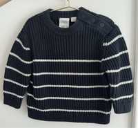 Granatowy sweterek Zara 80 niemowlęcy