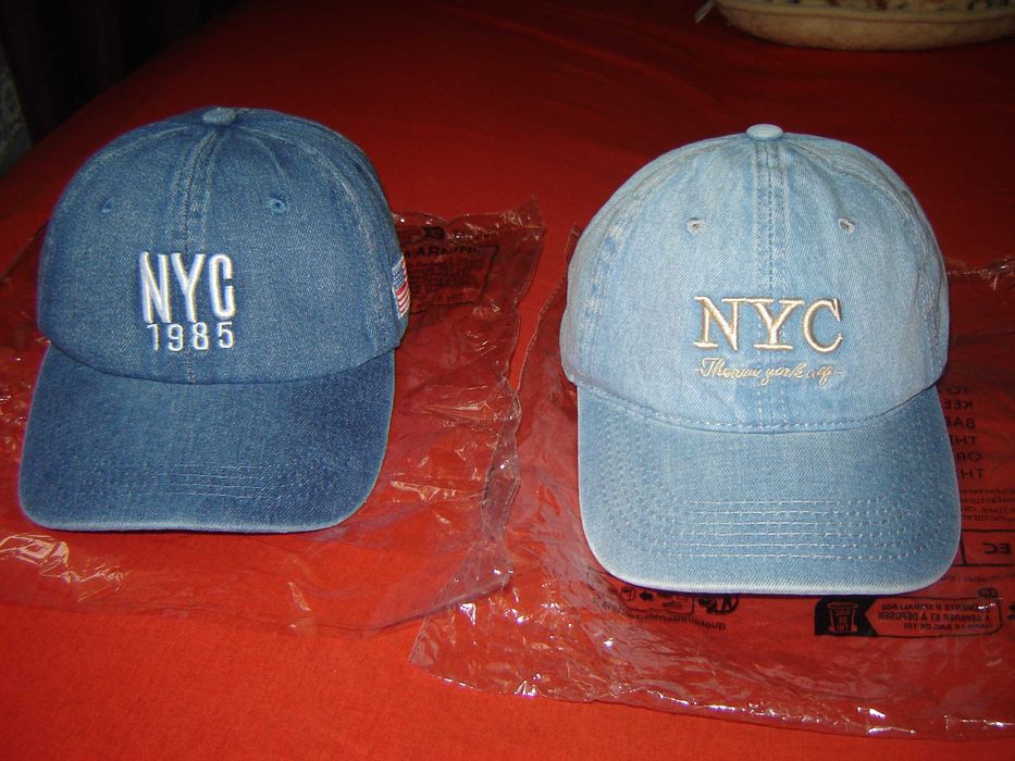 Czapki Jeansowe New York City