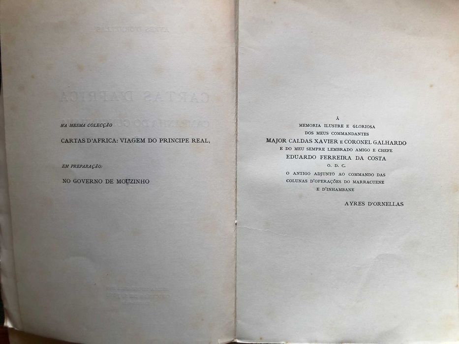Cartas d'Africa - Campanha do Gungunhana_1895 - Ayres D´Ornellas