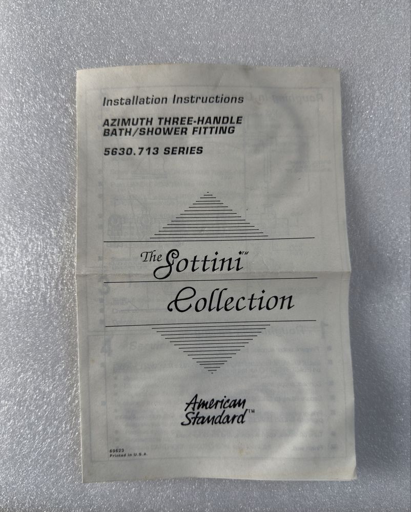 Włoska bateria wannowo-prysznicowa SOTTINI