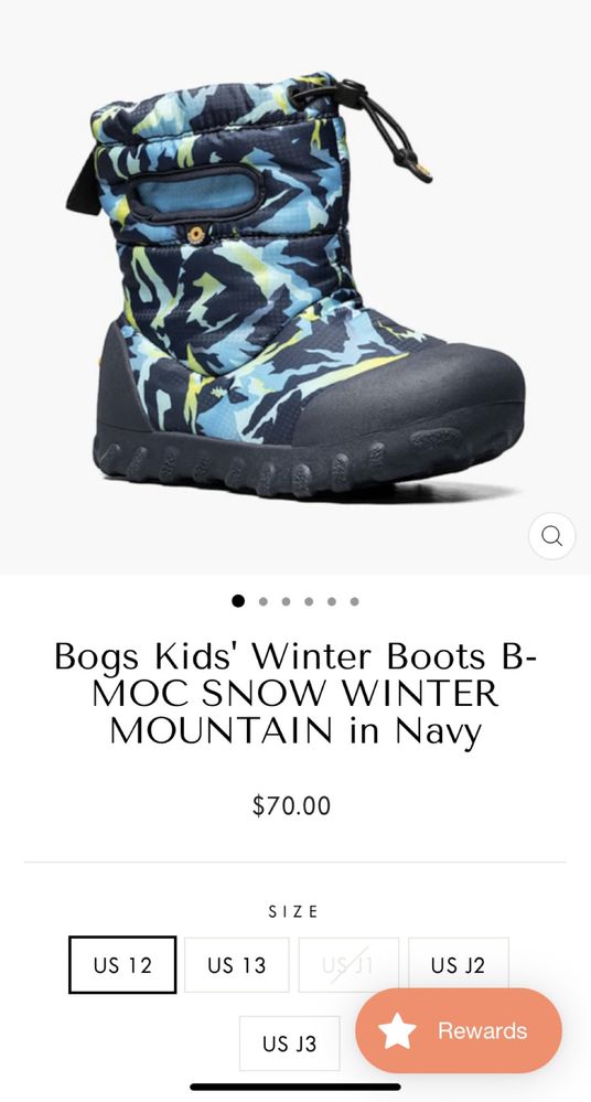Bogs bmoc snow navy multi р.30