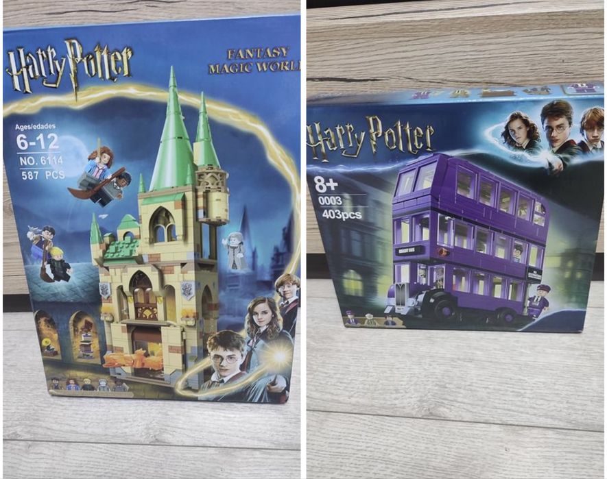Дитячий конструктор Гаррі Поттер автобус, замок Хогвардс