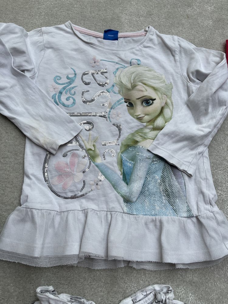 116 cena za zestaw elsa peppa minnie Disney koszulki bluzy