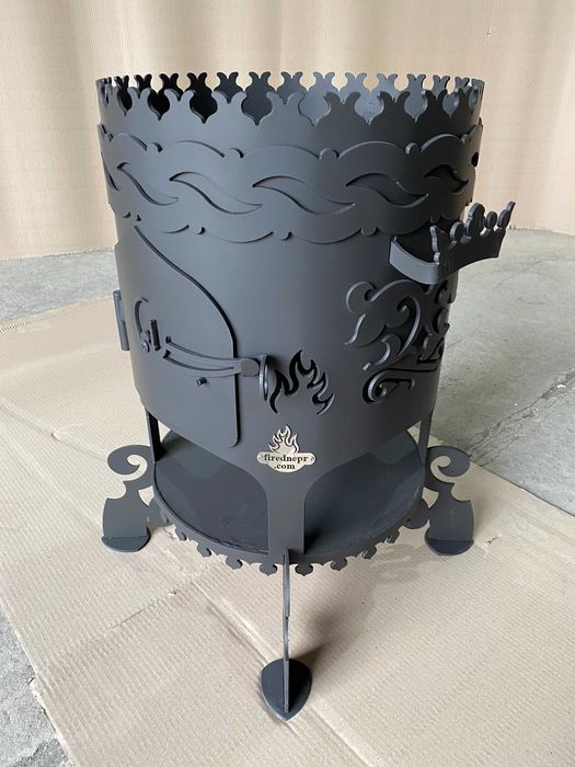 Печь под казан 12л "Бухара-2". Толщина 4мм, термостойкая краска