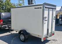 Brenderup Nowa przyczepa cargo z rampą 750kg, motocykle, kosiarki