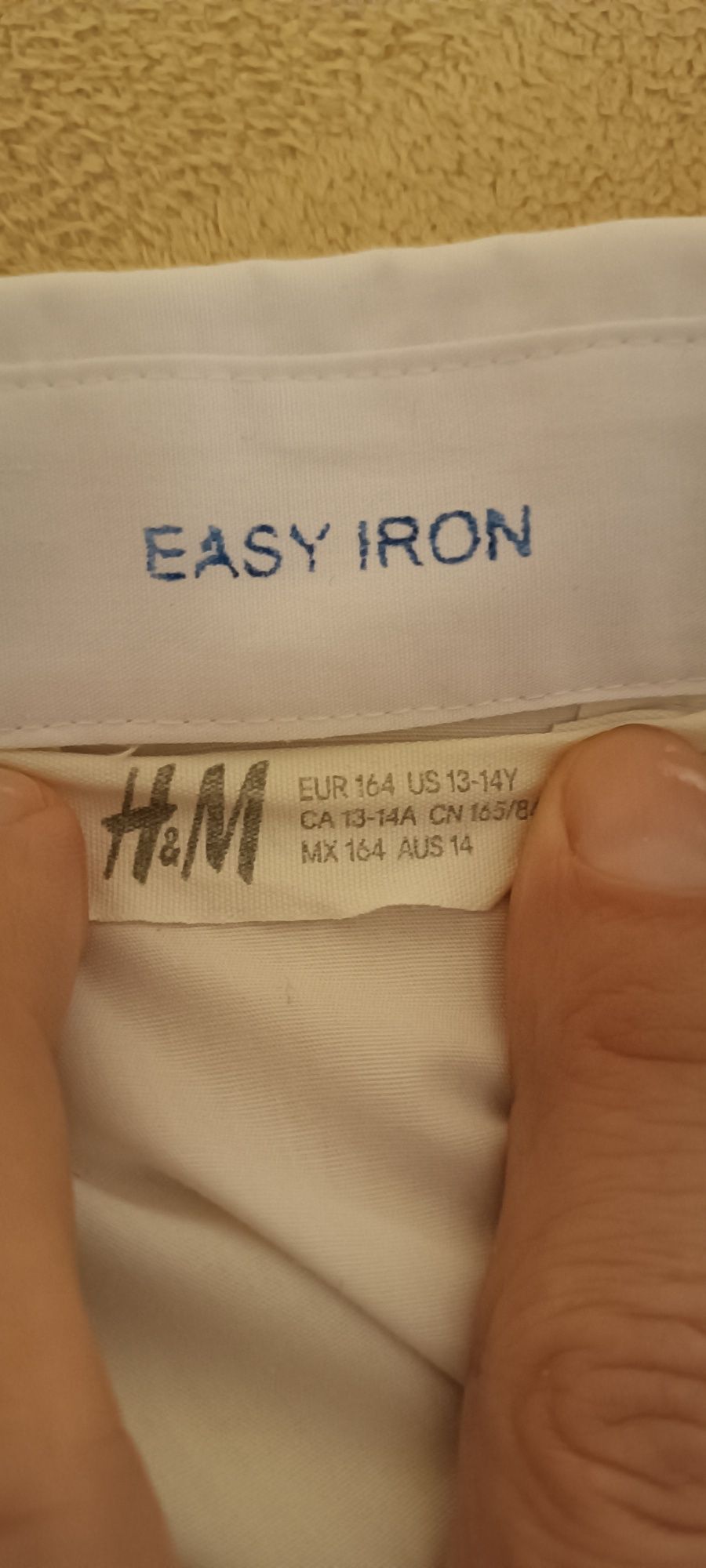 Koszula chłopięca biała H&M