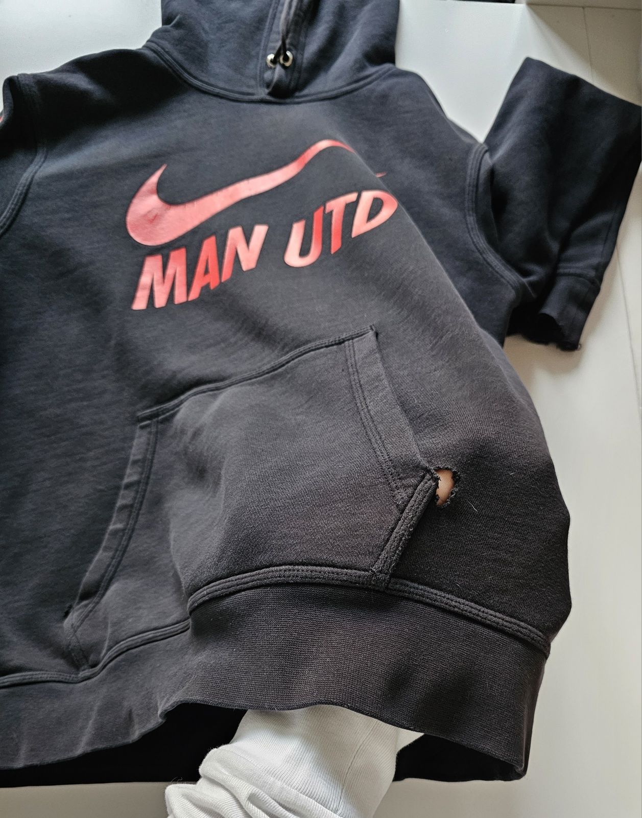 Nike Manchester United M męska bluza czarna football