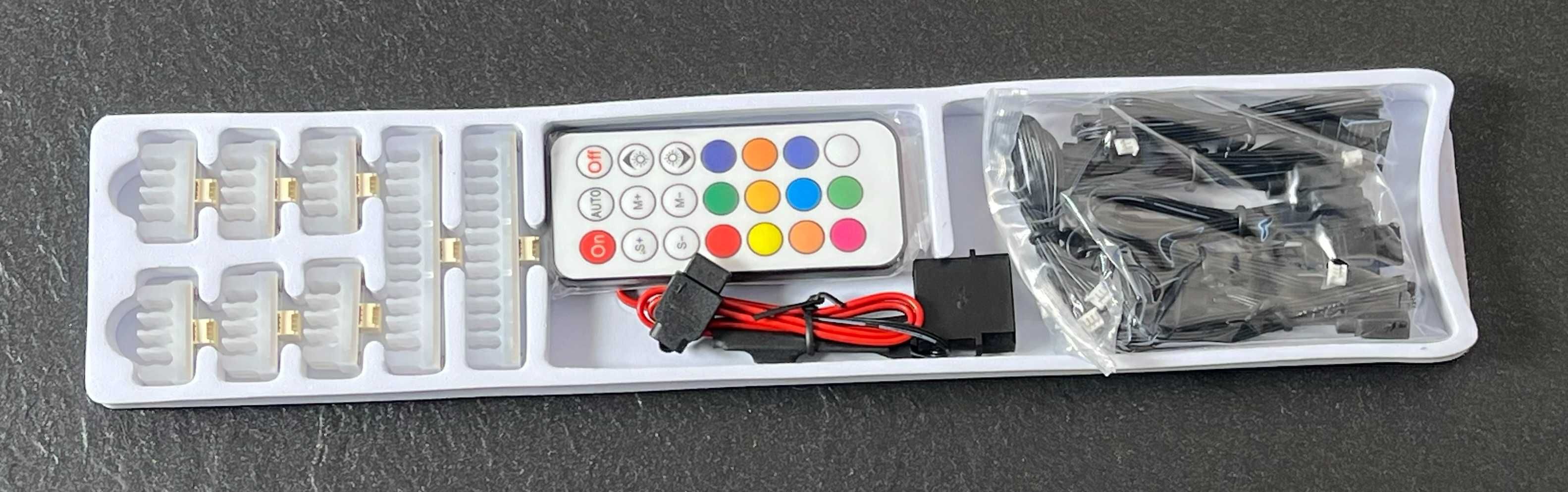 EZDIY FAB Grzebień kablowy RGB 2 x 24-biegunowe i 6 x 8-biegunowe LED