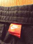Dresy bawelna M czarne proste Nike guma