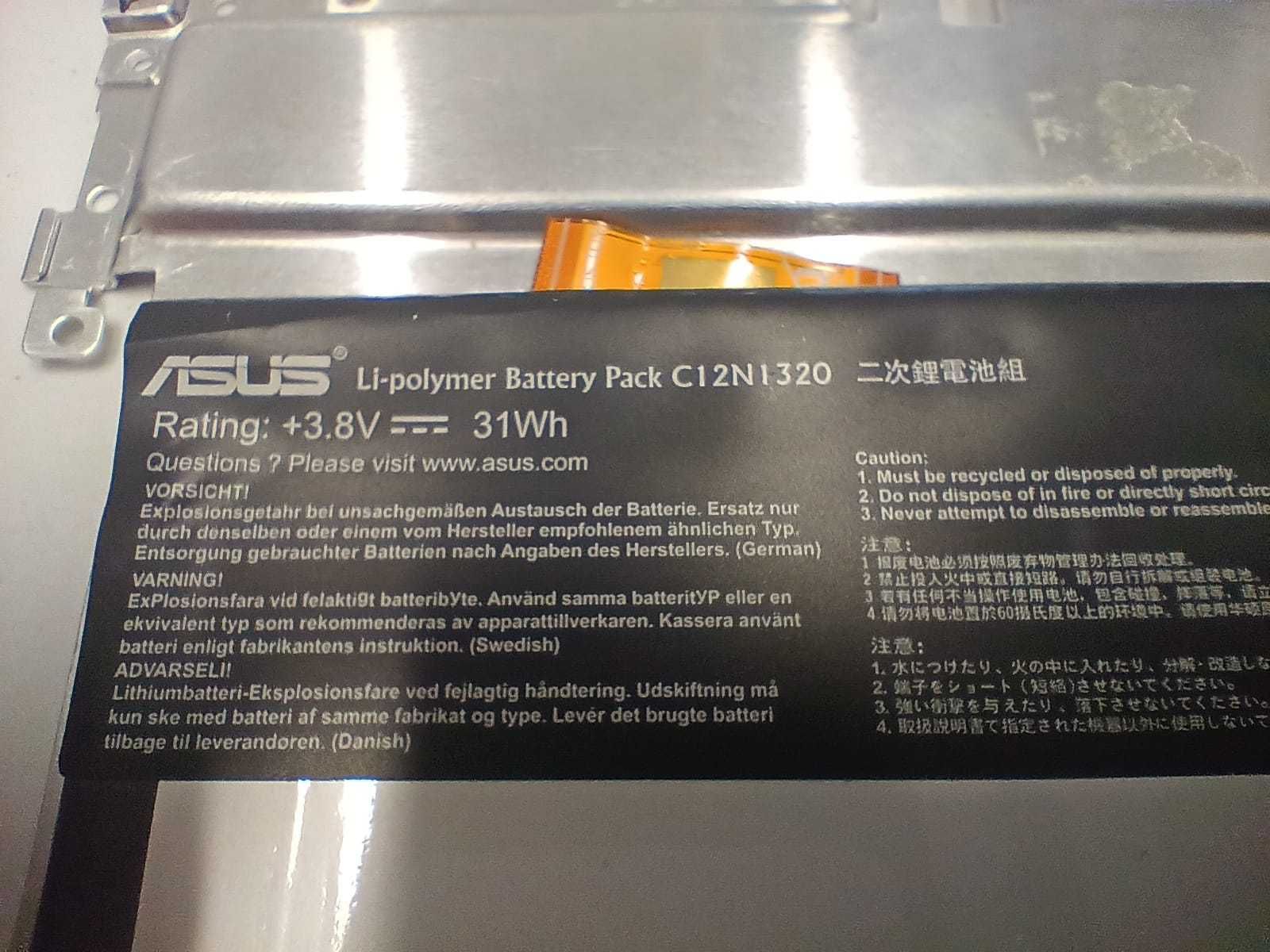 Bateria do laptopa Asus T100T.