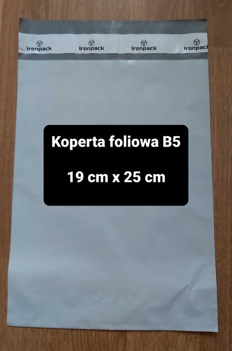 Koperta foliowa B5 (19 cm x 25 cm) - 50 sztuk