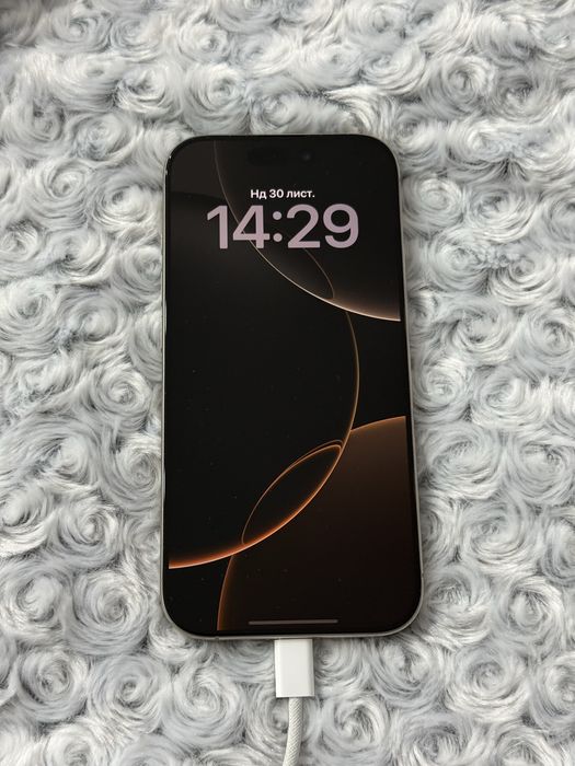 iPhone 16 Pro 128GB Natural Titanium (100% АКБ 27 циклів, байпас)