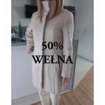 H&M wełniany płaszcz damski S