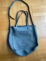 Duża torebka A4 Madewell Zamszowa Boho Crossbody na ramię