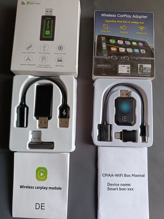 Автомобільний адаптер, бездротовий для Apple CarPlay