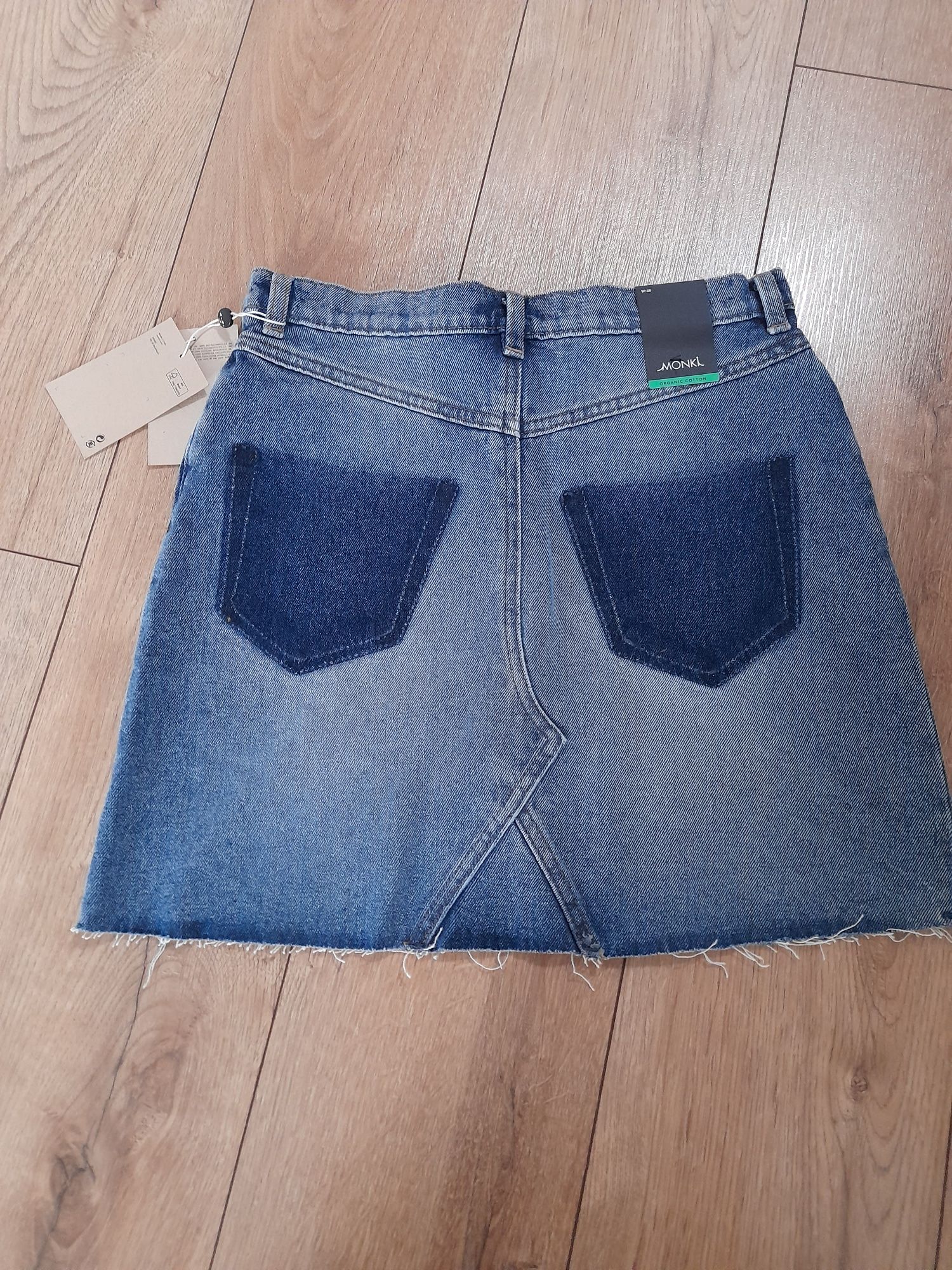 Nowa jeansowa spódnica niebieska monki M 38