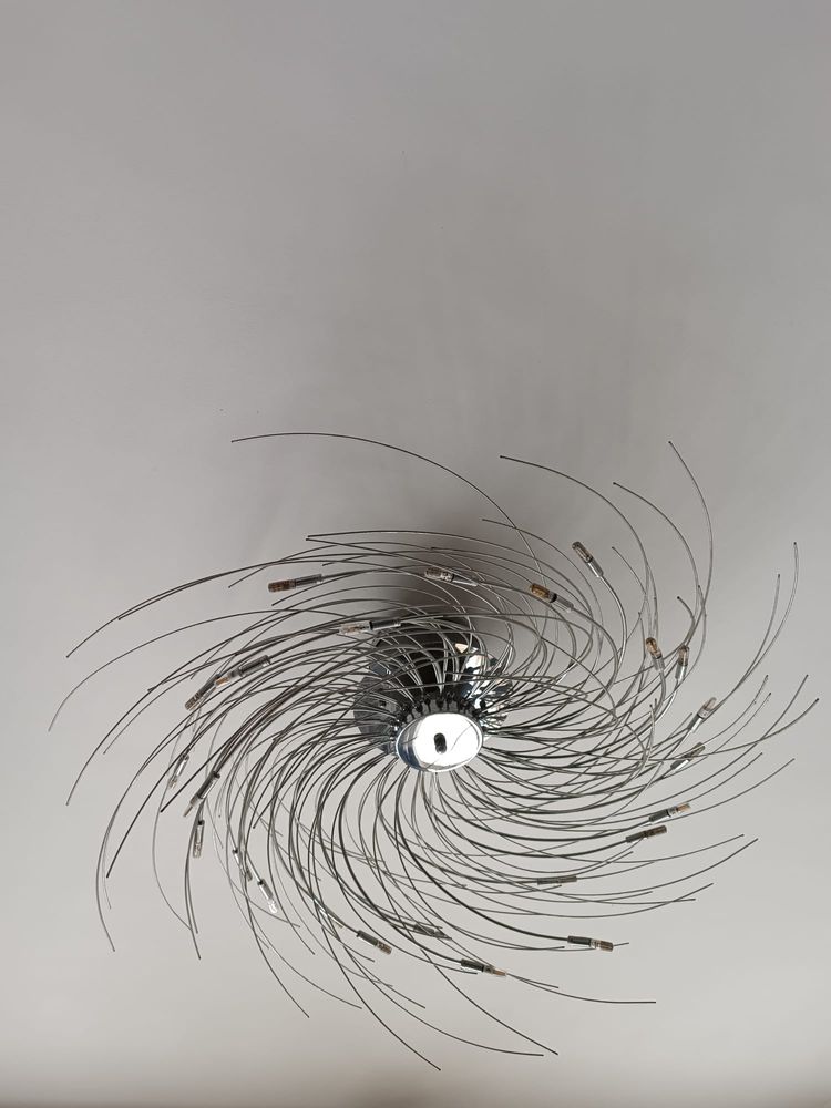 Candeeiro de teto GALAXY moderno em espiral
