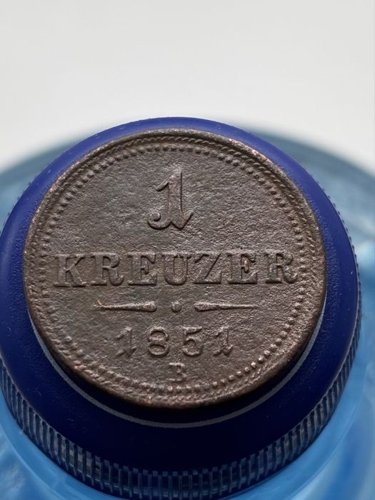 1 чентезімо полтура 6 і 1 крейцер 1851