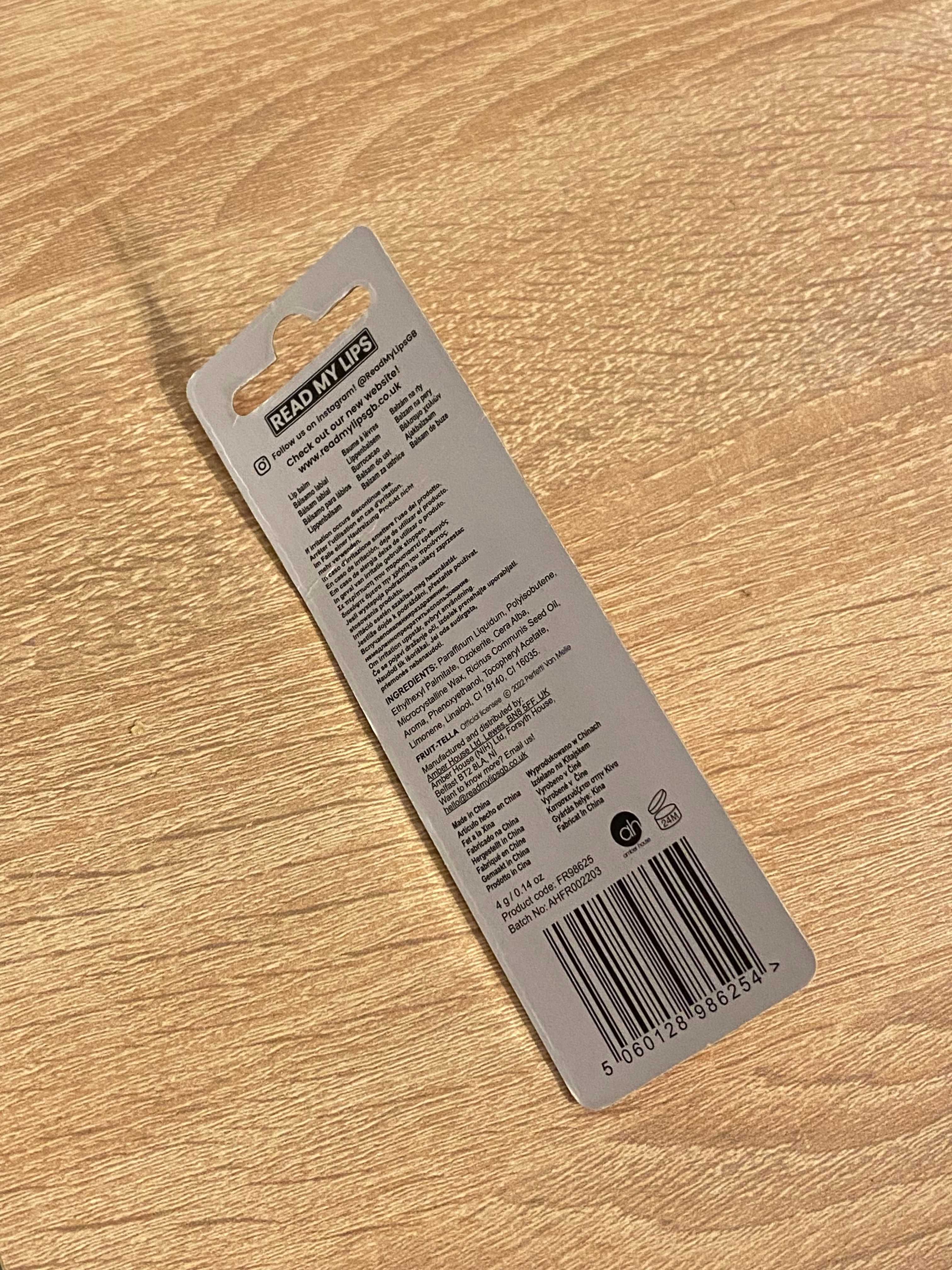 Balsam do ust Fruittella pomadka smakowa owoce lata
