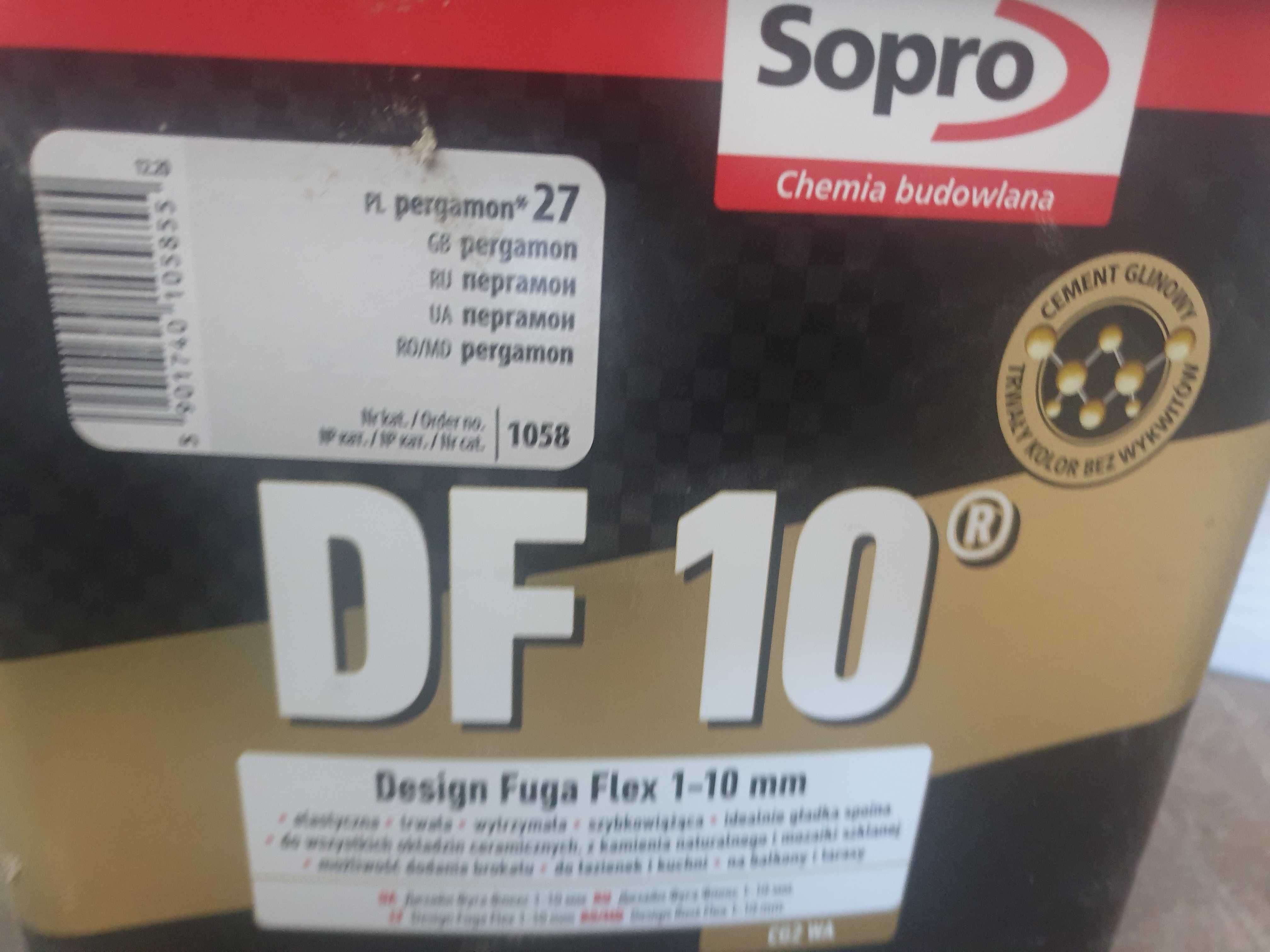 Fuga Sopro DF-10 kolor biały/jasnoszary nr27  (Pergamon)