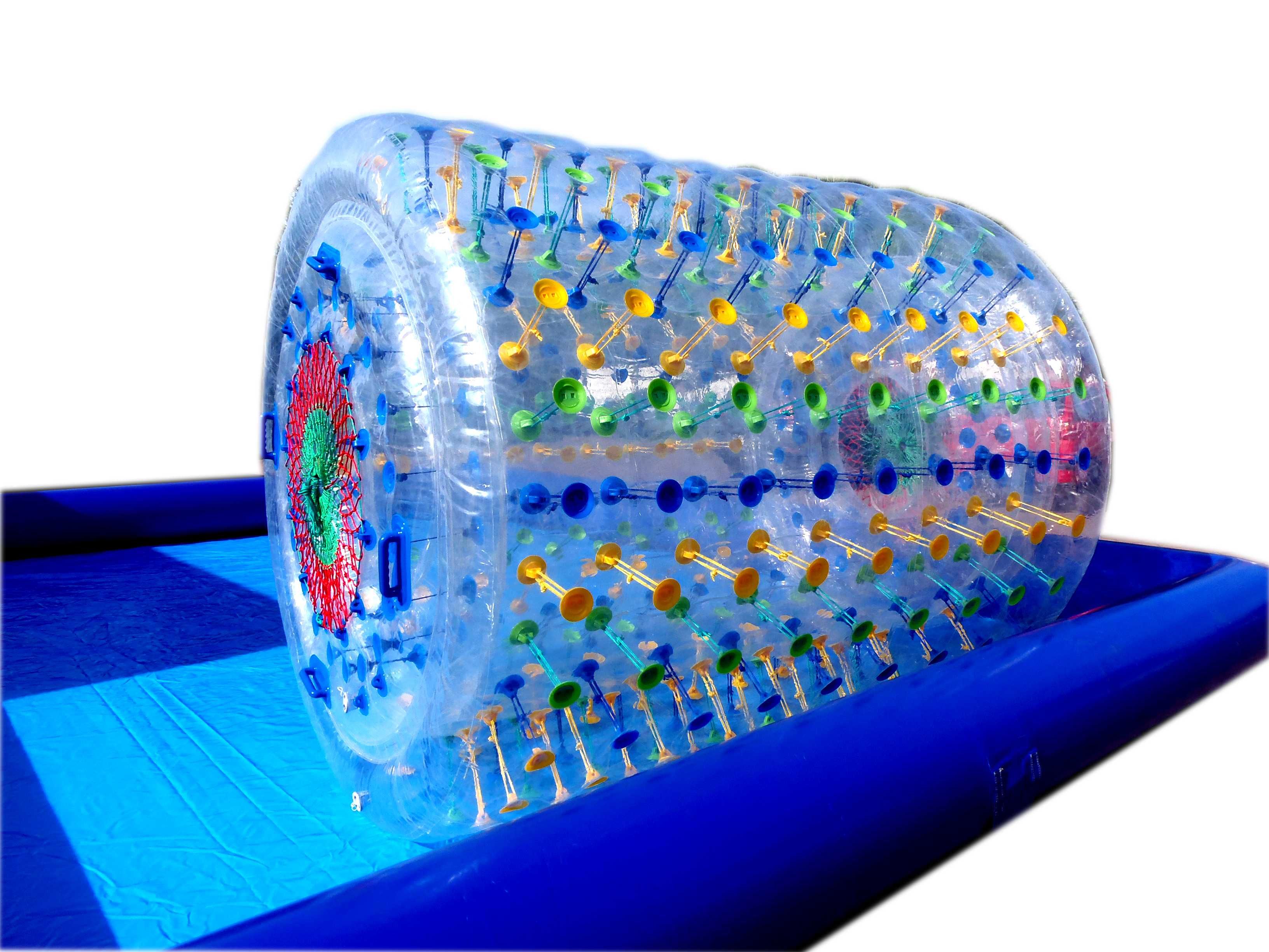 Walec wodny do chodzenia po wodzie TPU water roller 3 zawory siatka