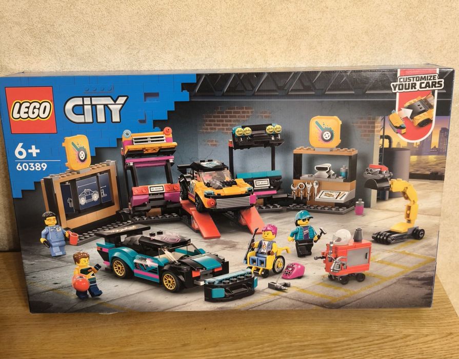 Lego City 6+ Автомайстерня 60389, Лего Сіті тюнінг