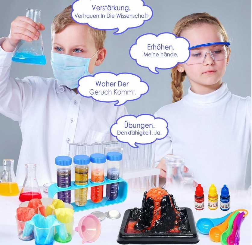 Zestaw Do Eksperymentów Laboratorium Małego Chemika Aimiffy Nauka