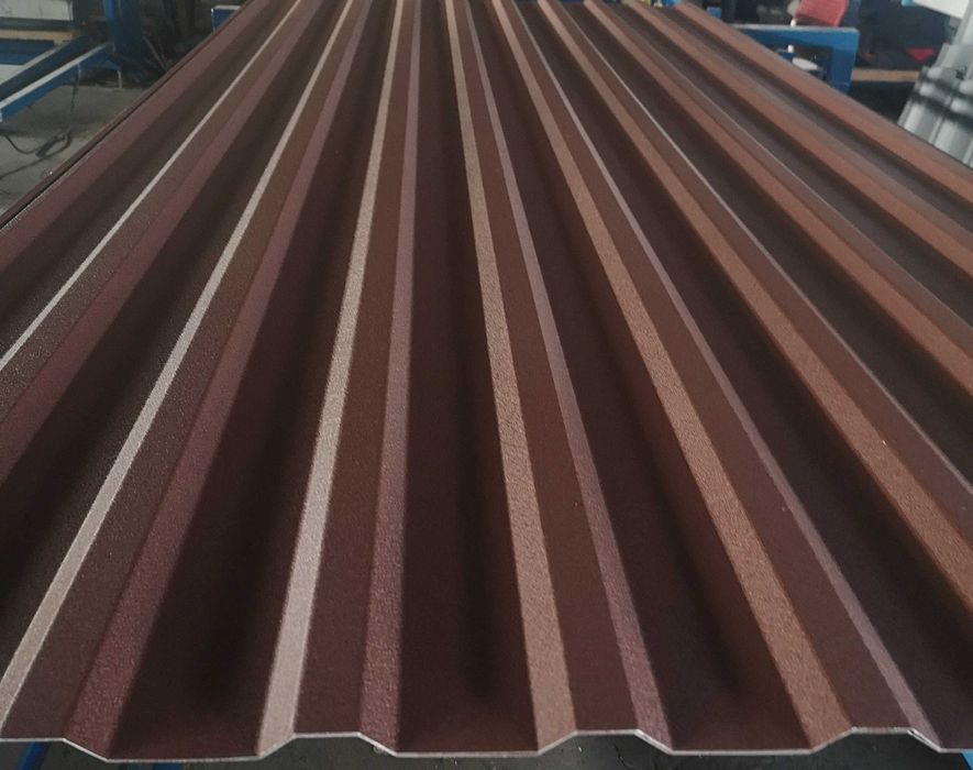 T18, blacha trapez brązowa na wymiar! Cała PL! PRODUCENT!