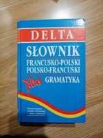 DELTA Słownik Francusko-Polski Polsko-Francusko Plus Gramatyka